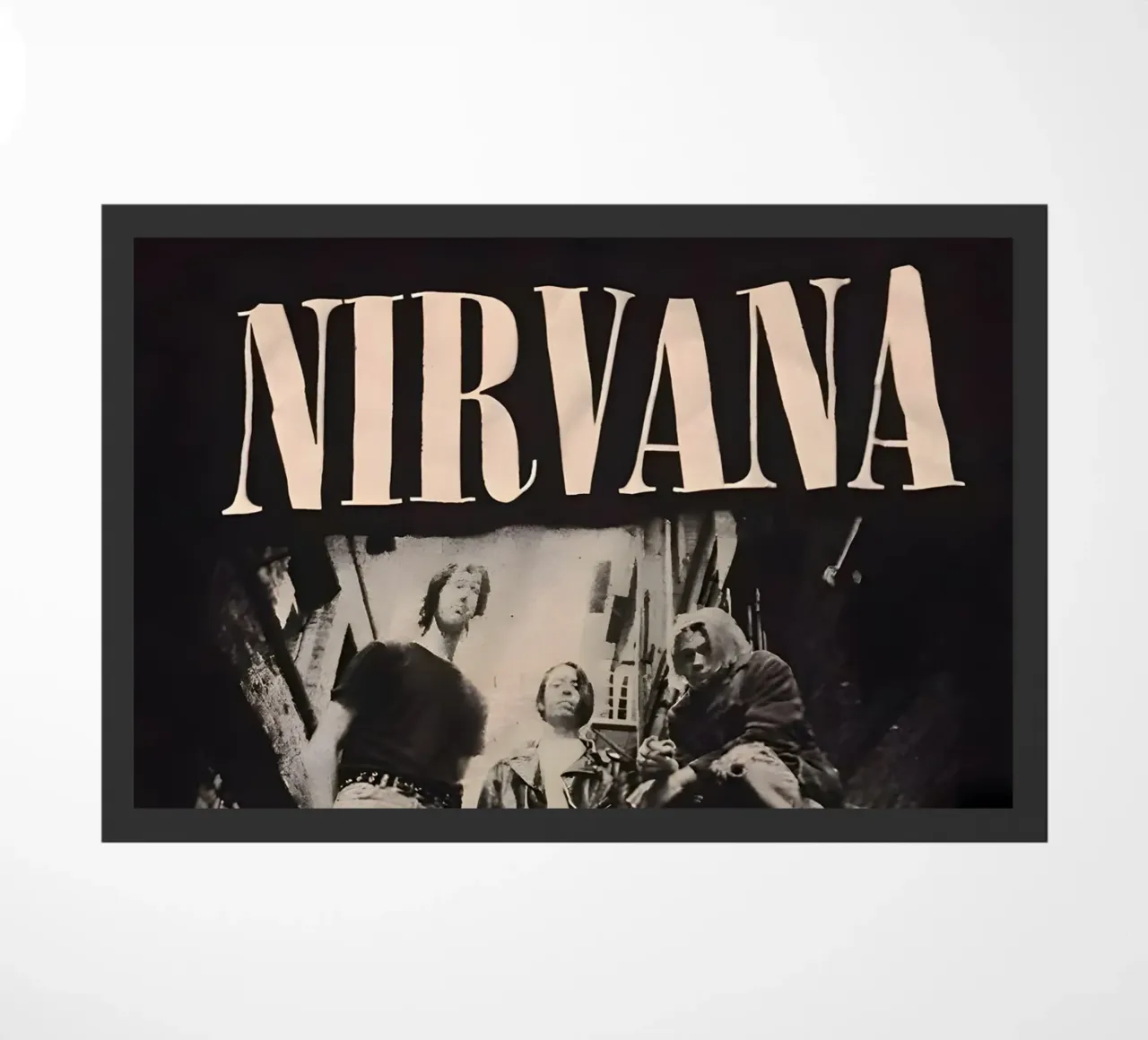 Nirvana monocromatico zerbino da vintage singer