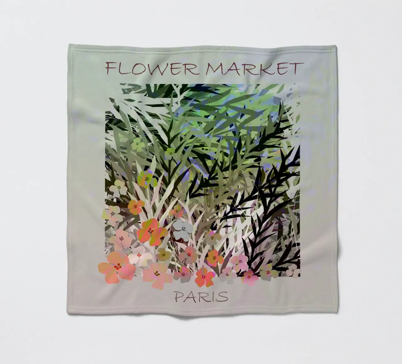 Mercato dei fiori coperta in pile da beamorello