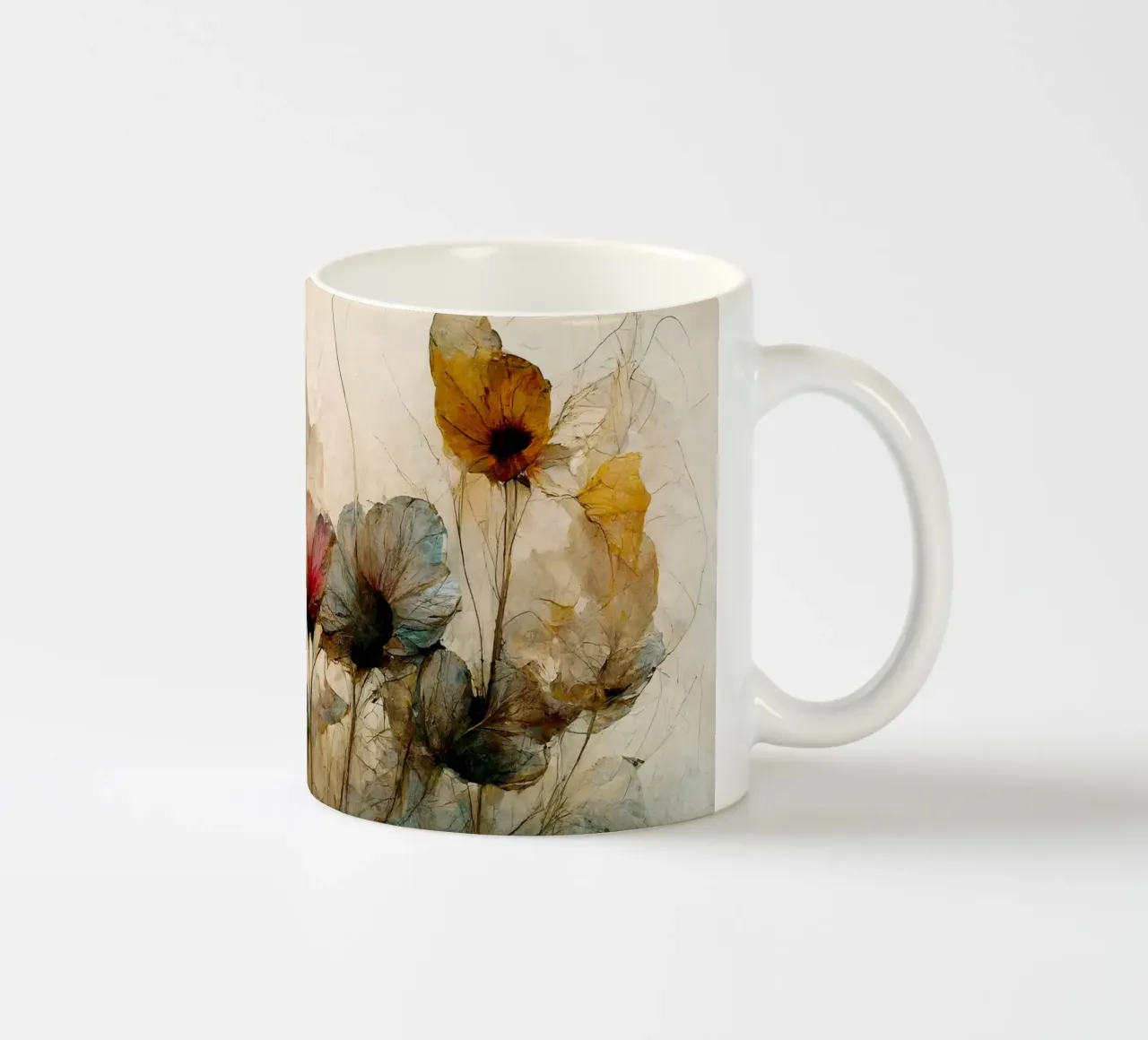 Dry Flower Bouquet (Updated Version) tazza in ceramica da treechild