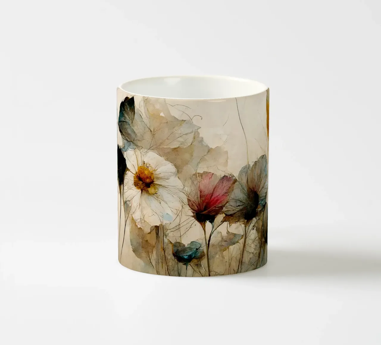 Dry Flower Bouquet (Updated Version) tazza in ceramica da treechild