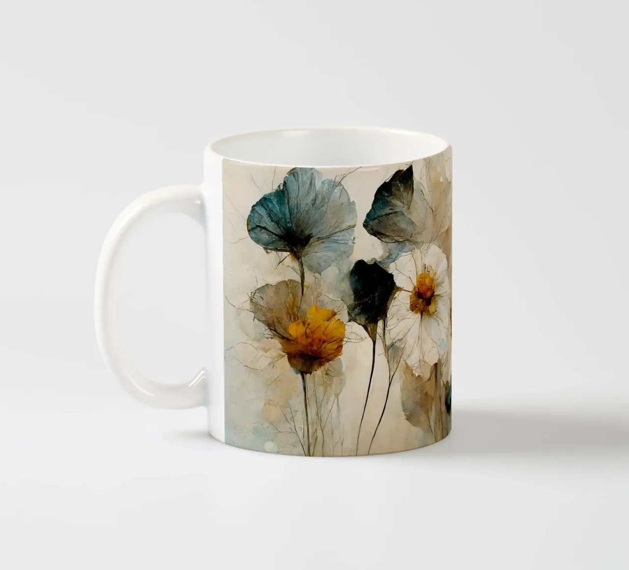 Dry Flower Bouquet (Updated Version) tazza in ceramica da treechild