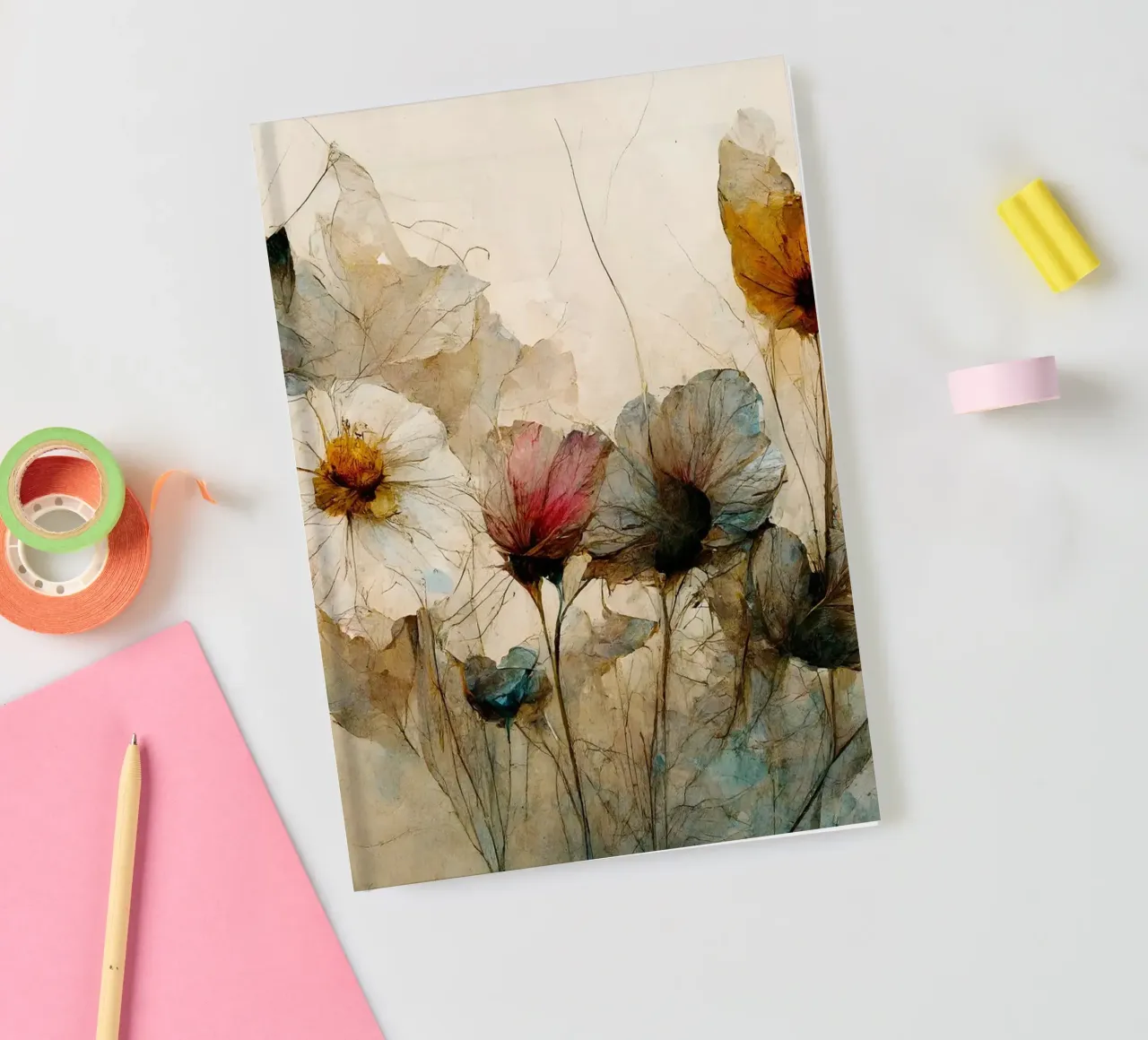 Dry Flower Bouquet (Updated Version) notebook by treechild