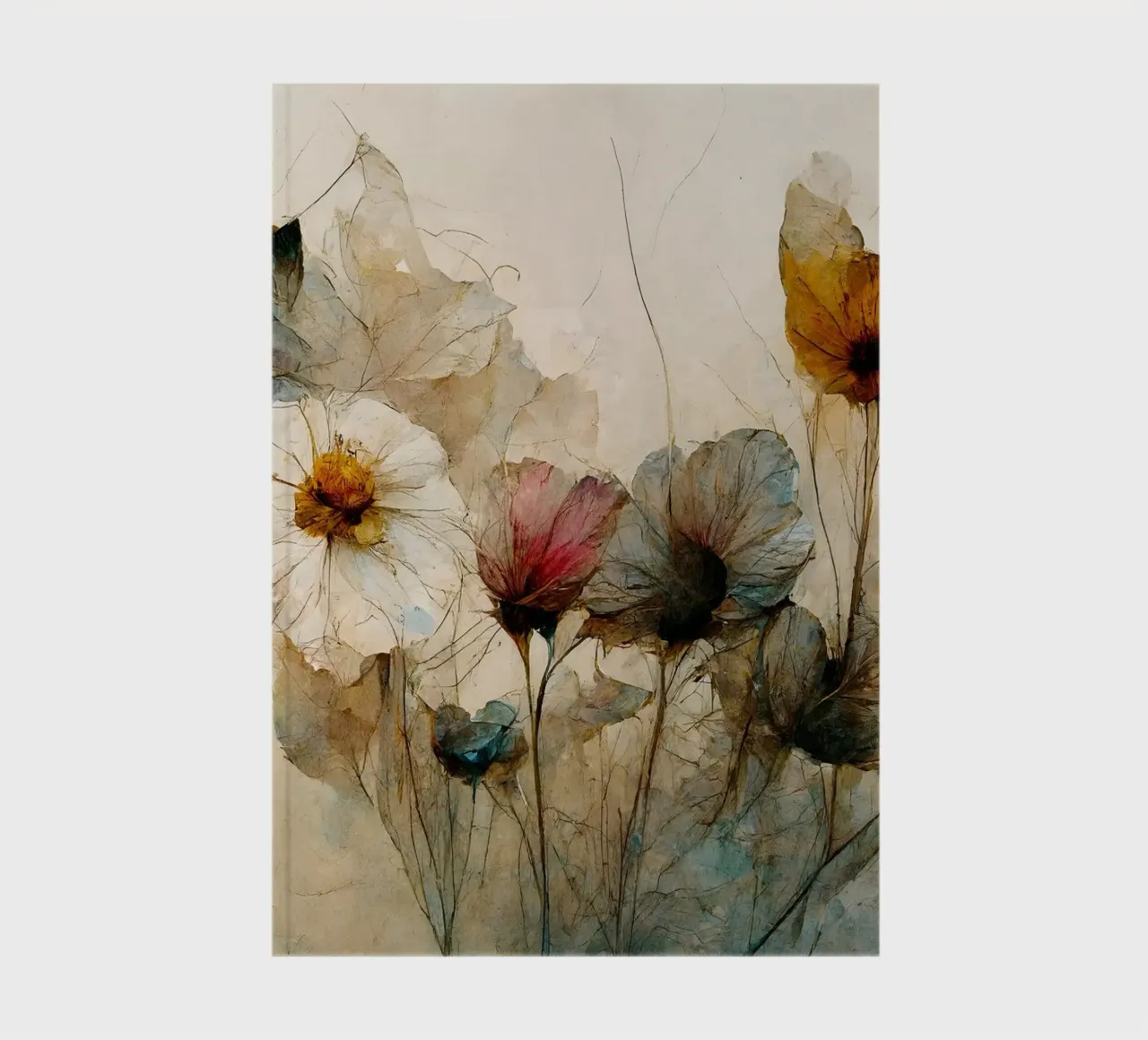 Dry Flower Bouquet (Updated Version) notebook by treechild