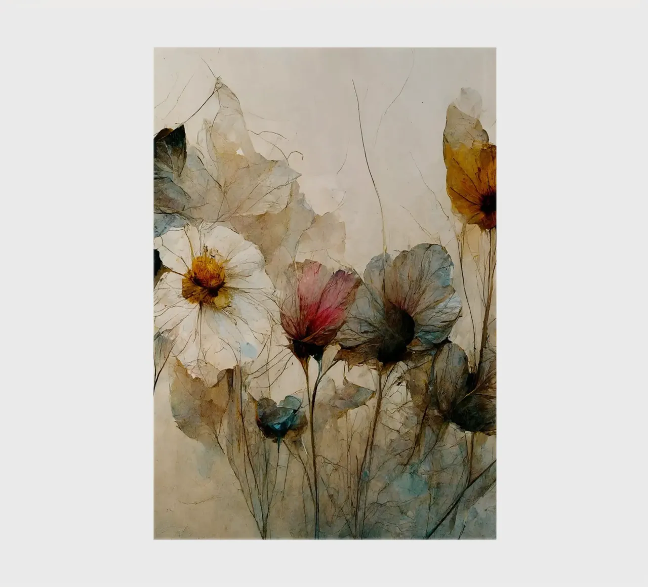 Dry Flower Bouquet (Updated Version) notebook by treechild