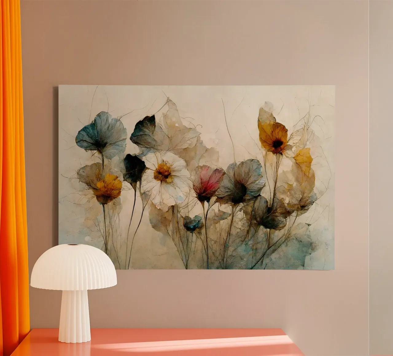 Dry Flower Bouquet (Updated Version) canvas by treechild