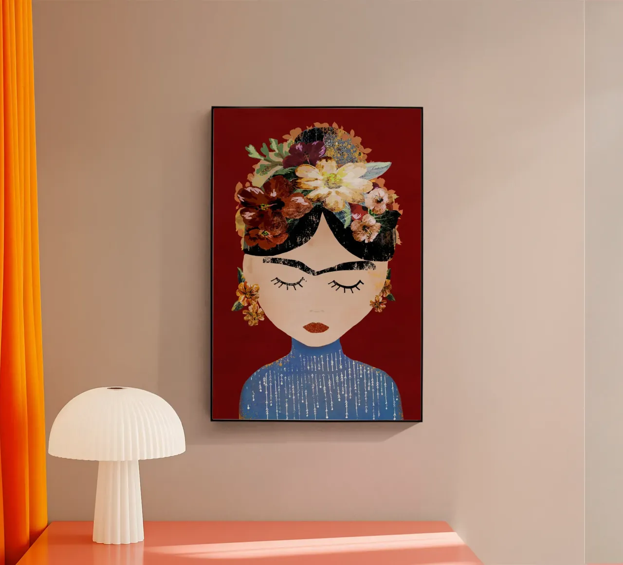 Frida (Christmas Edition) Acryl-Glas von treechild