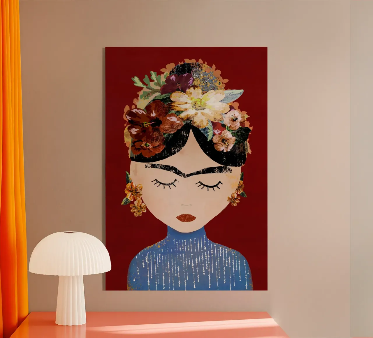 Frida (Christmas Edition) Acryl-Glas von treechild