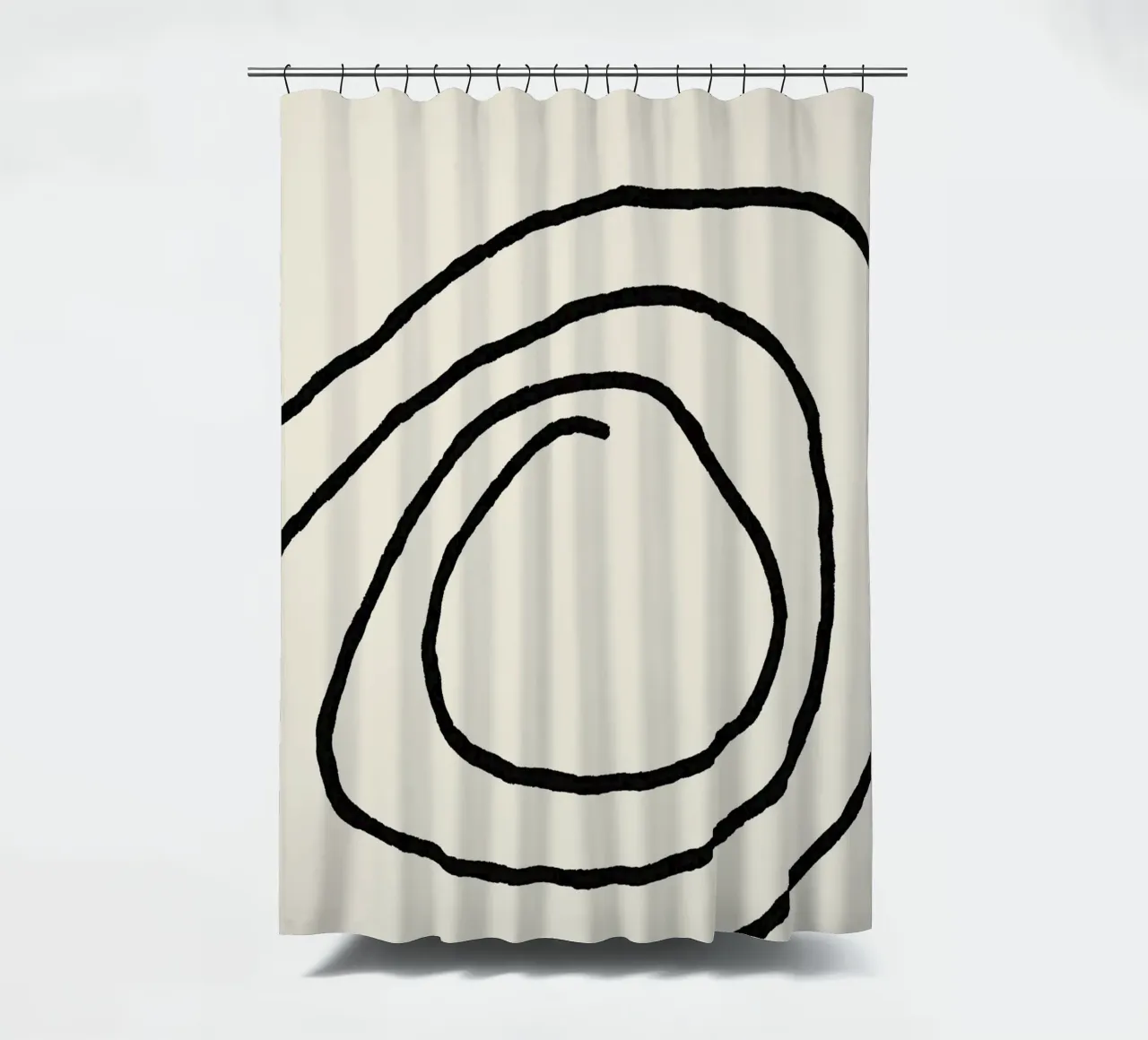 Echo Lines No 01 Duschvorhang von treechild