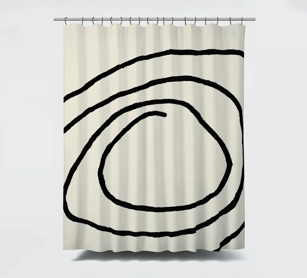 Echo Lines No 01 Duschvorhang von treechild