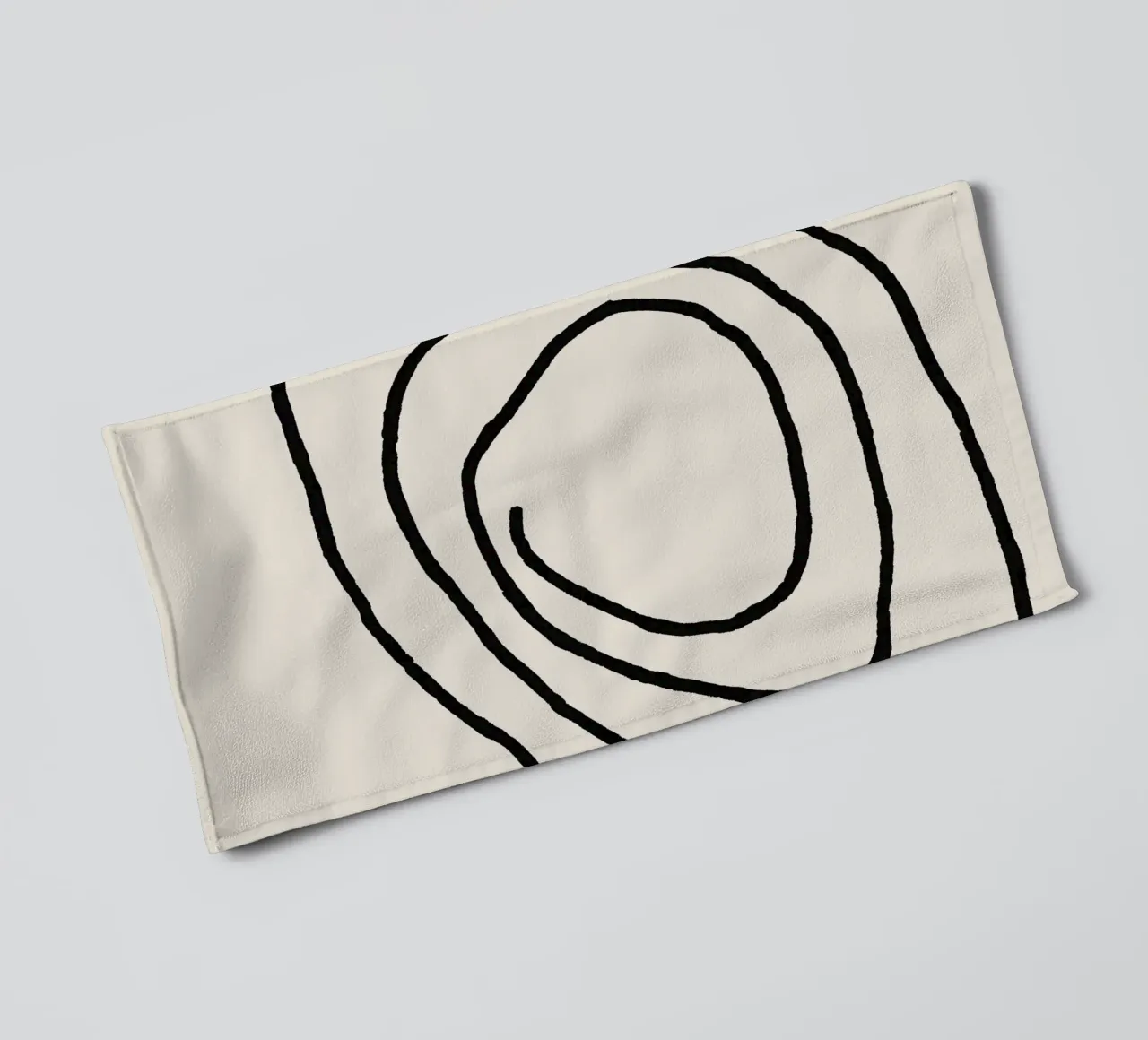 Echo Lines No 01 towel by treechild