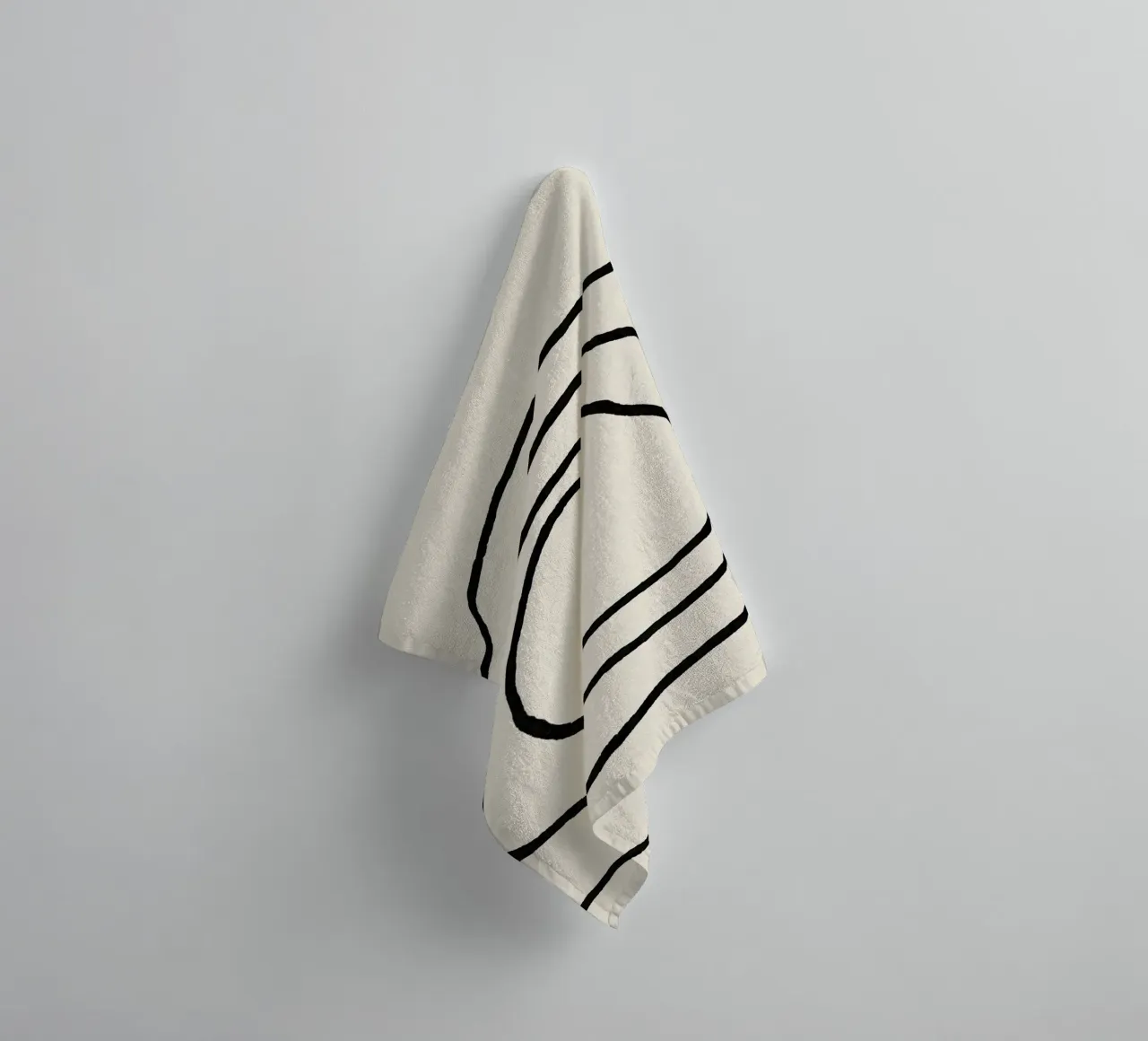 Echo Lines No 01 towel by treechild