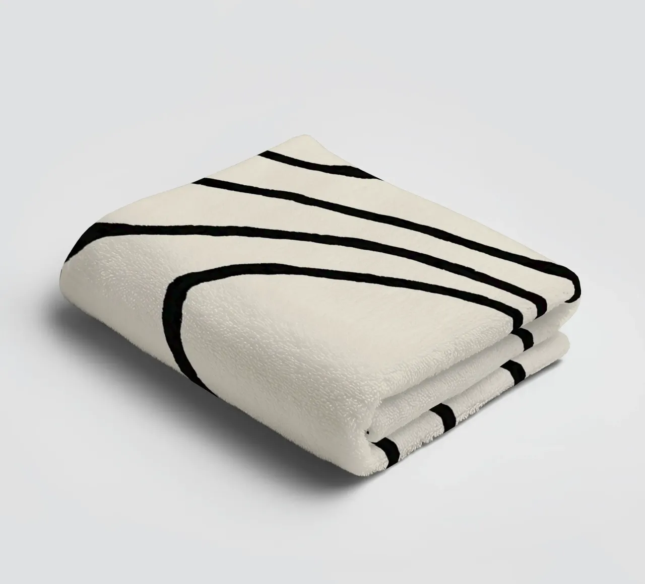 Echo Lines No 01 towel by treechild
