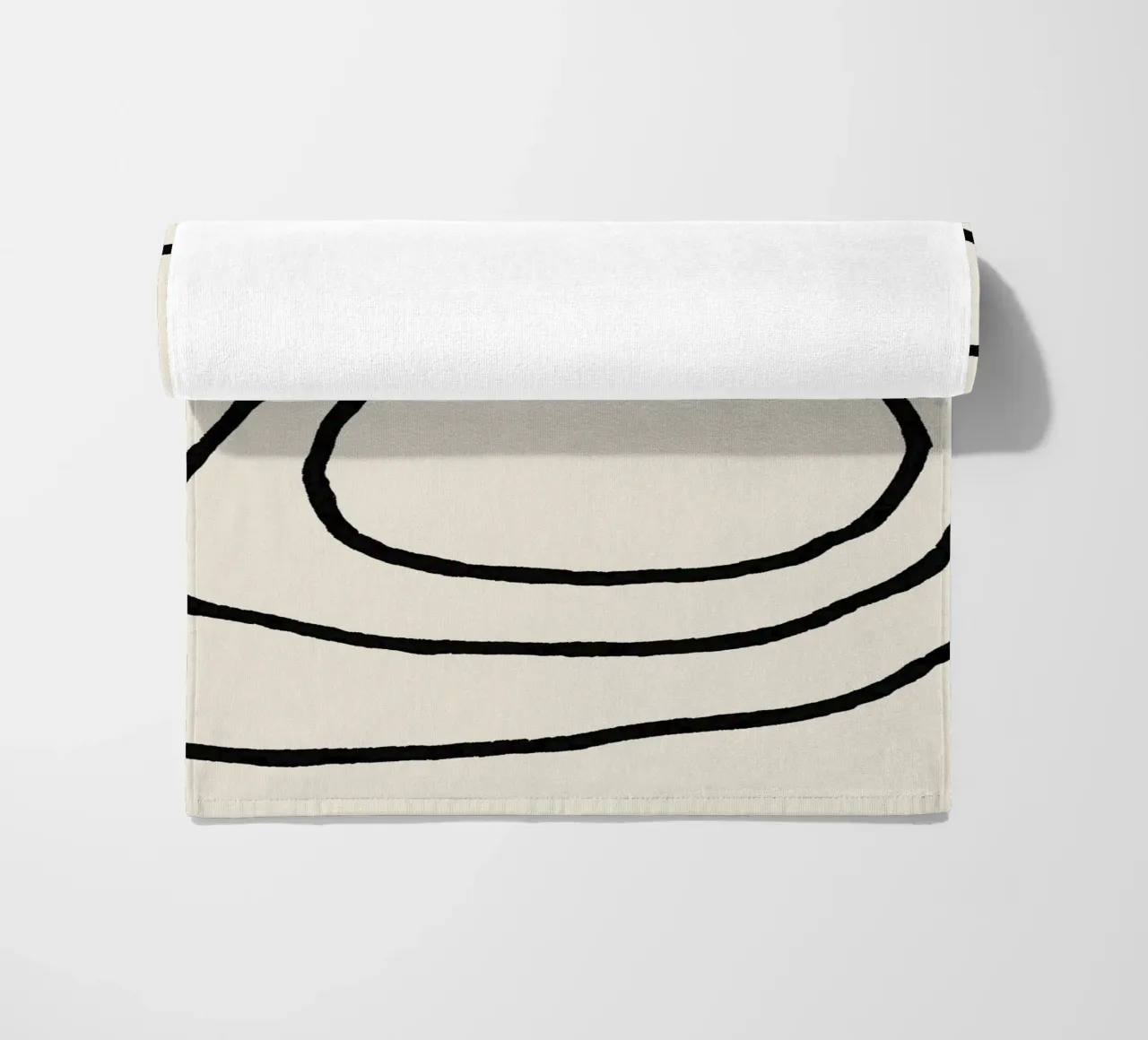 Echo Lines No 01 Strandtuch von treechild