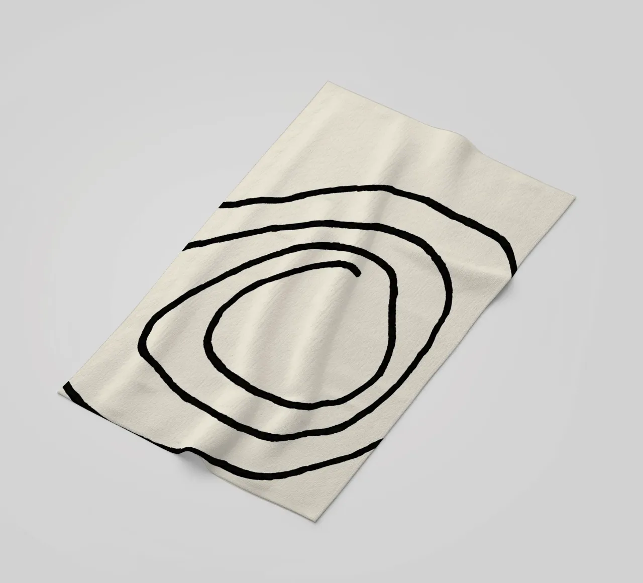 Echo Lines No 01 Strandtuch von treechild