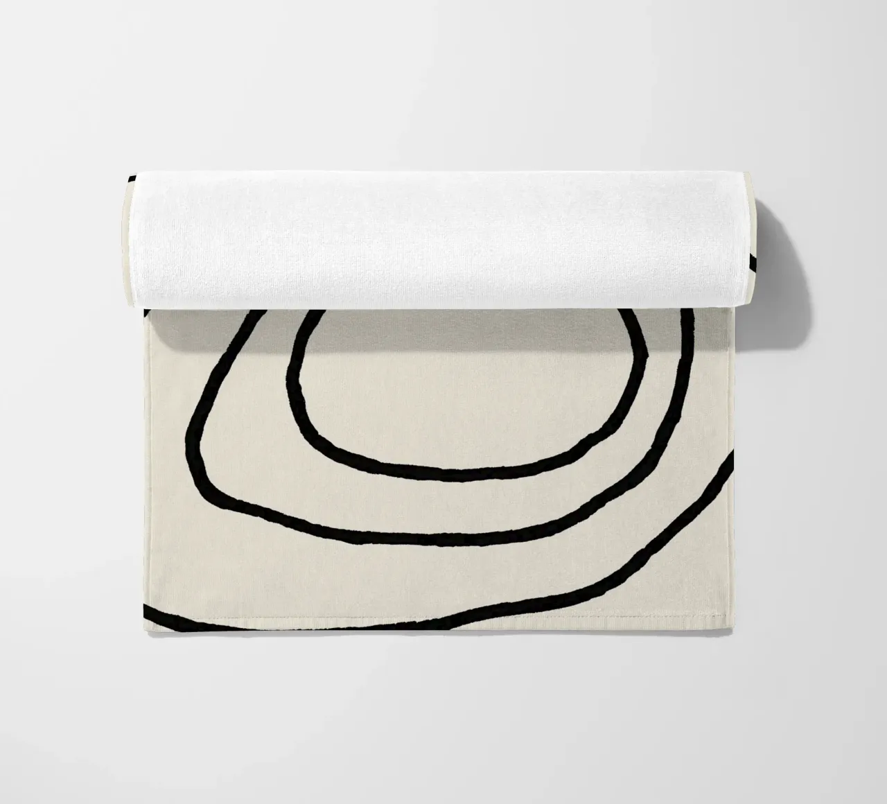 Echo Lines No 01 Strandtuch von treechild