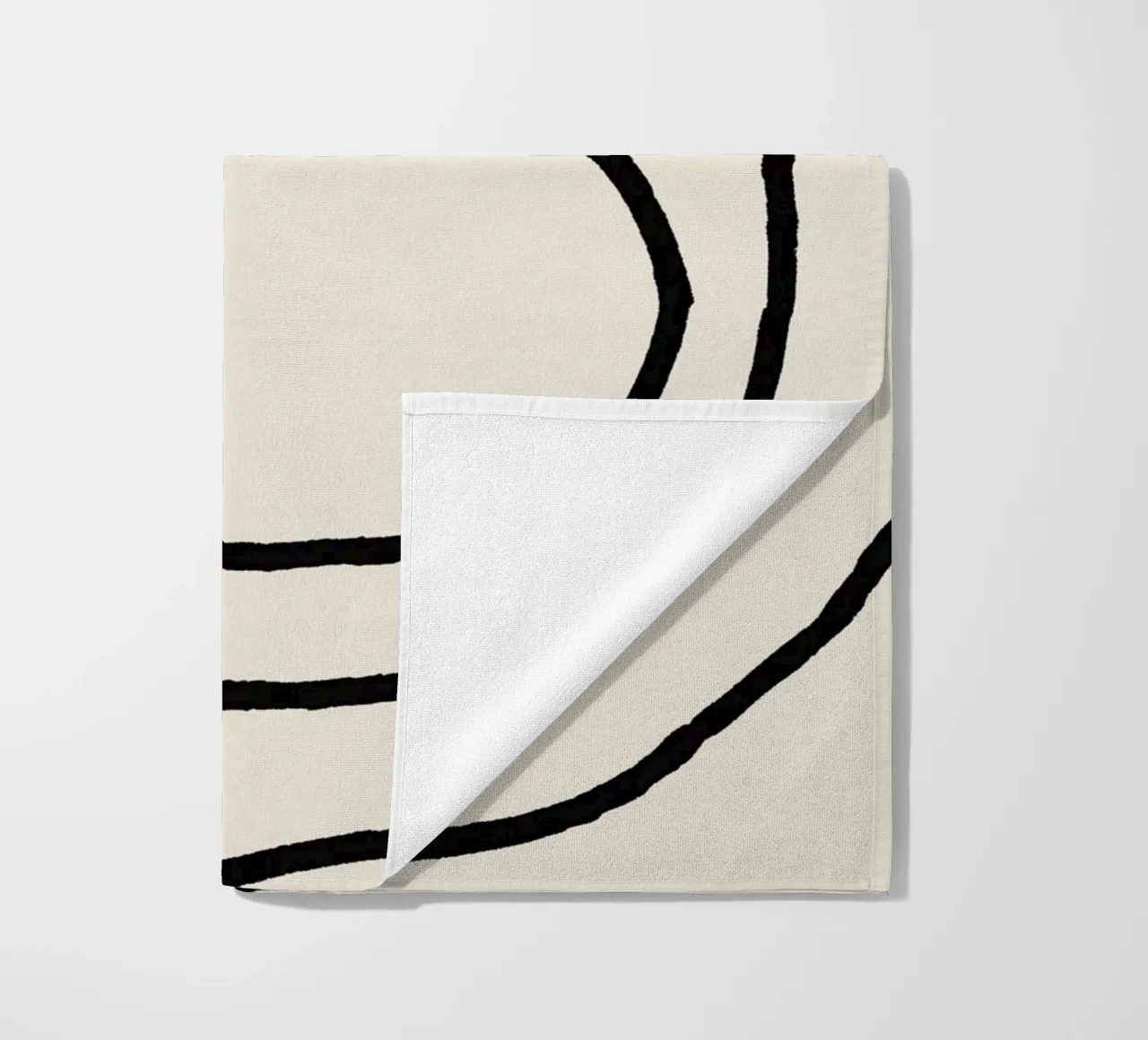 Echo Lines No 01 Strandtuch von treechild