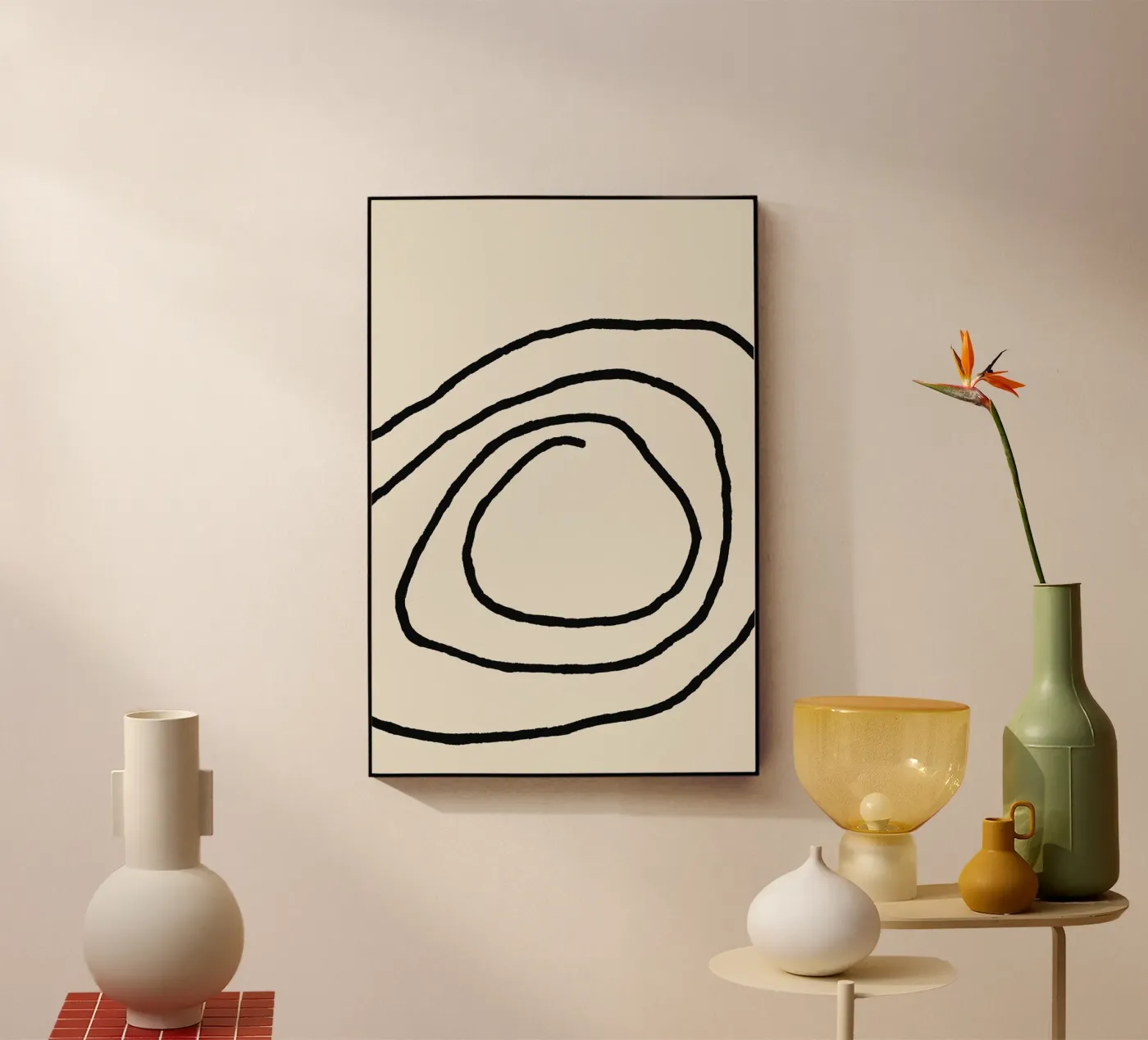 Echo Lines No 01 Acryl-Glas von treechild