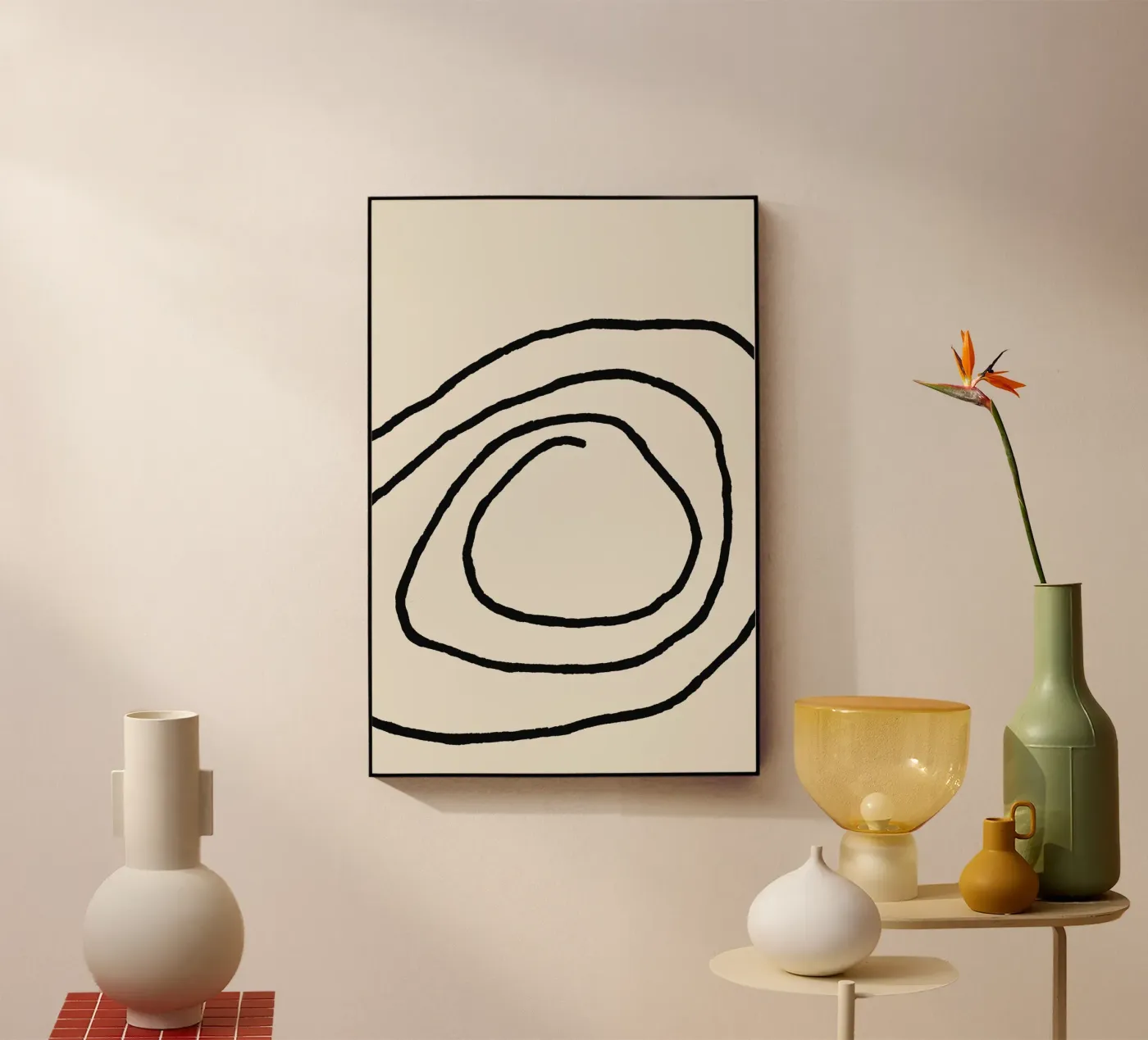 Echo Lines No 01 Acryl-Glas von treechild