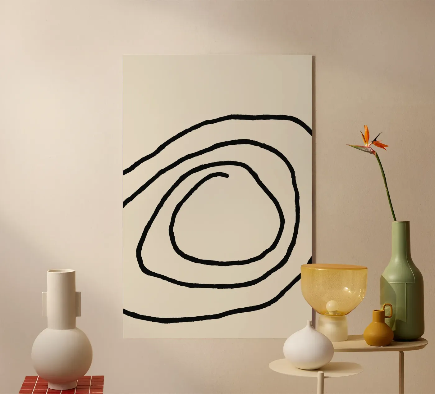 Echo Lines No 01 Acryl-Glas von treechild