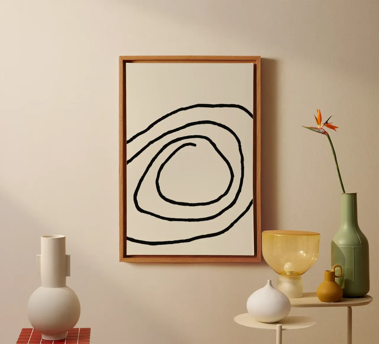 Echo Lines No 01 lienzo de treechild