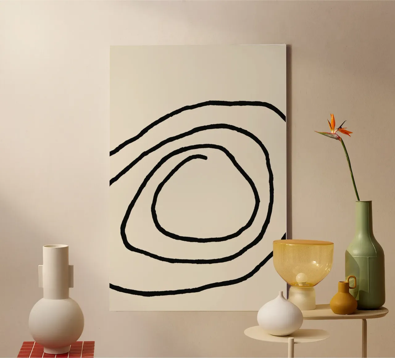 Echo Lines No 01 lienzo de treechild
