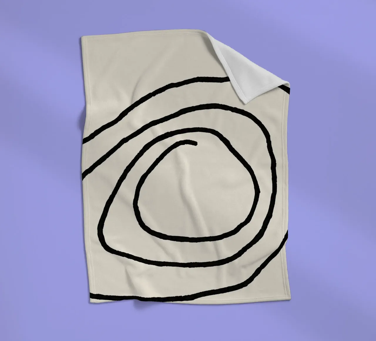 Echo Lines No 01 Fleecedecke von treechild