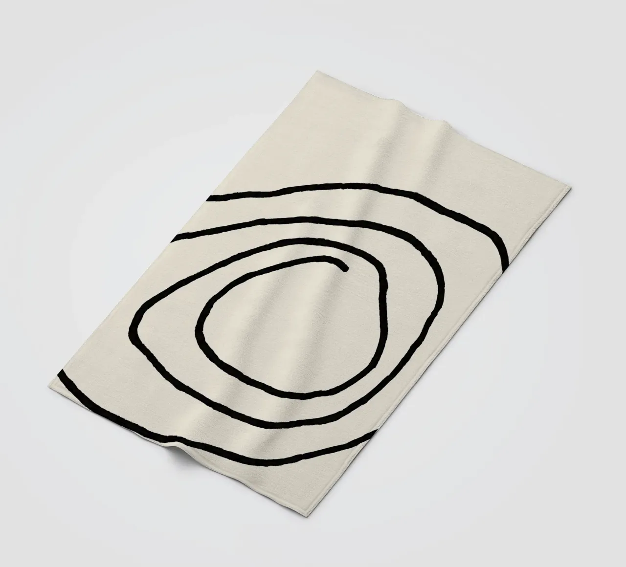 Echo Lines No 01 Fleecedecke von treechild