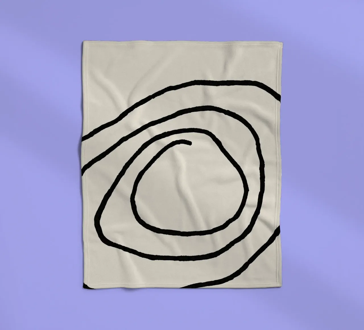 Echo Lines No 01 Fleecedecke von treechild