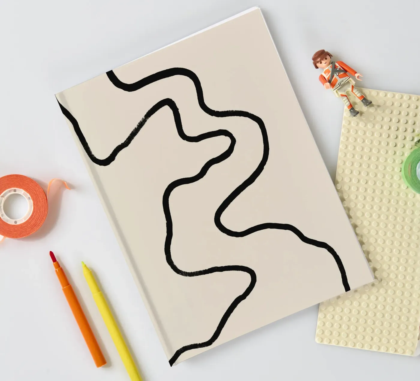 Echo Lines No 02 notebook by treechild