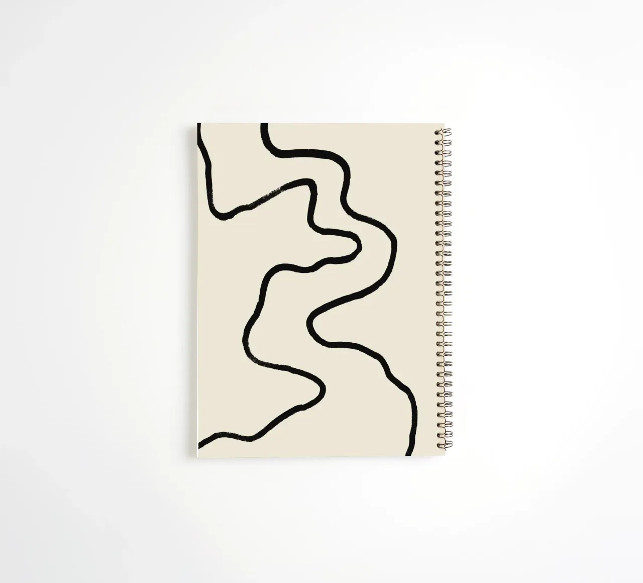 Echo Lines No 02 spiral notebook by treechild