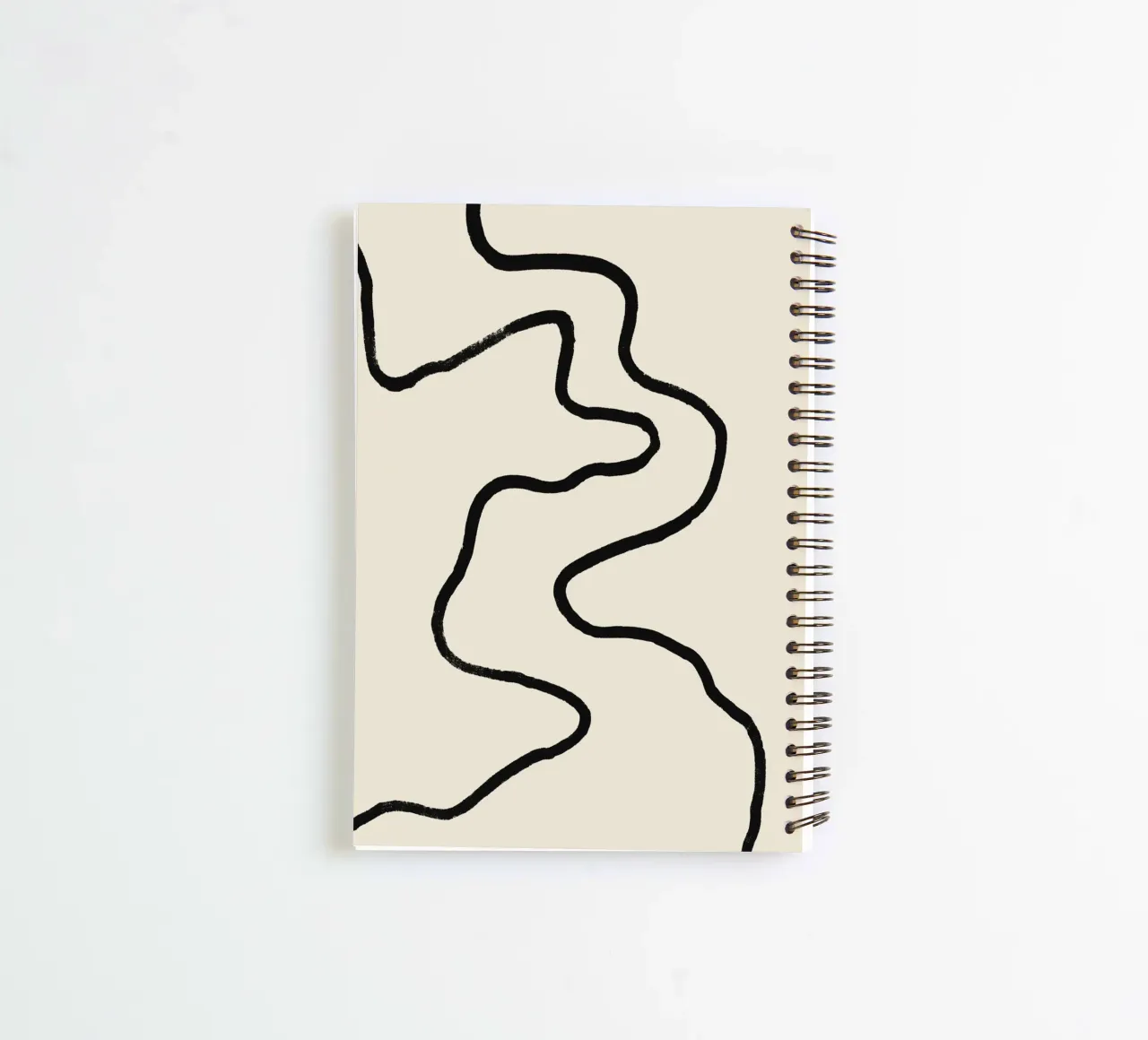 Echo Lines No 02 spiral notebook by treechild