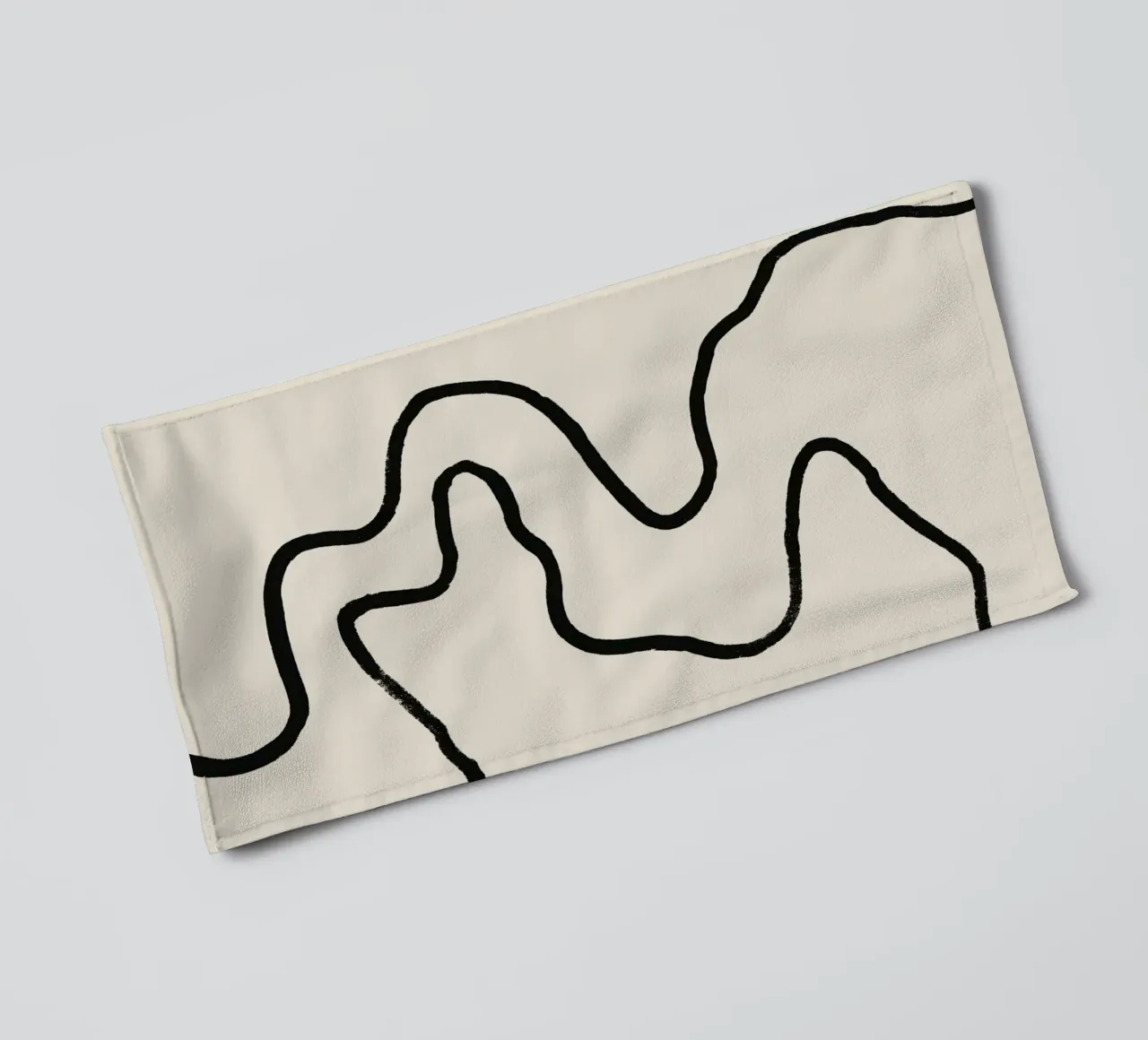 Echo Lines No 02 serviette de bain de treechild