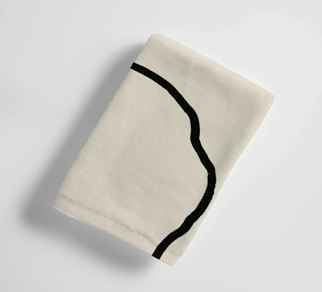 Echo Lines No 02 asciugamano da bagno da treechild