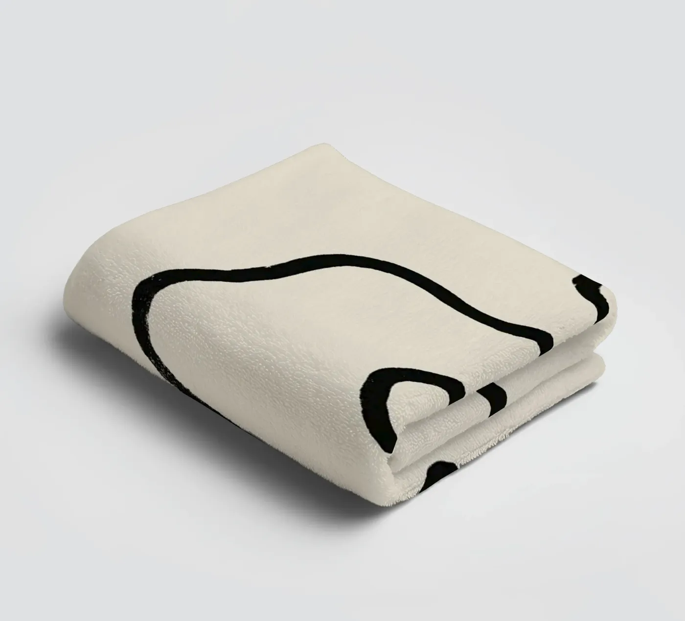 Echo Lines No 02 towel by treechild