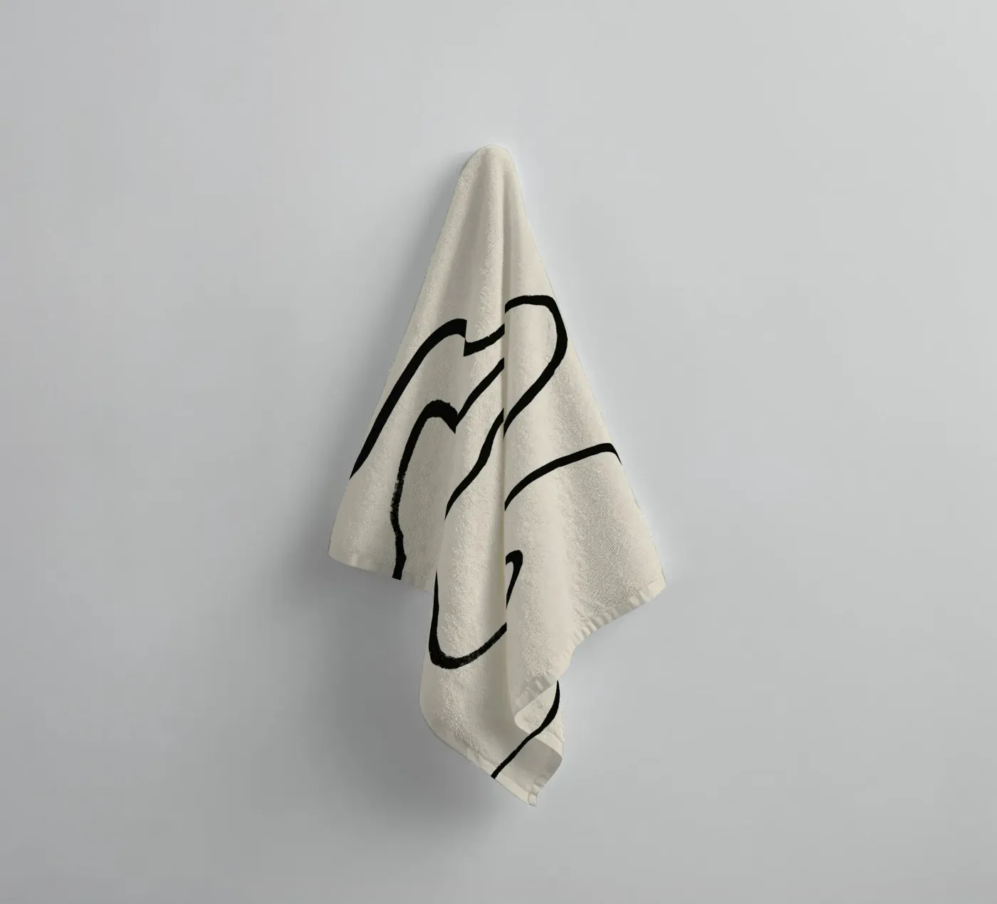 Echo Lines No 02 towel by treechild