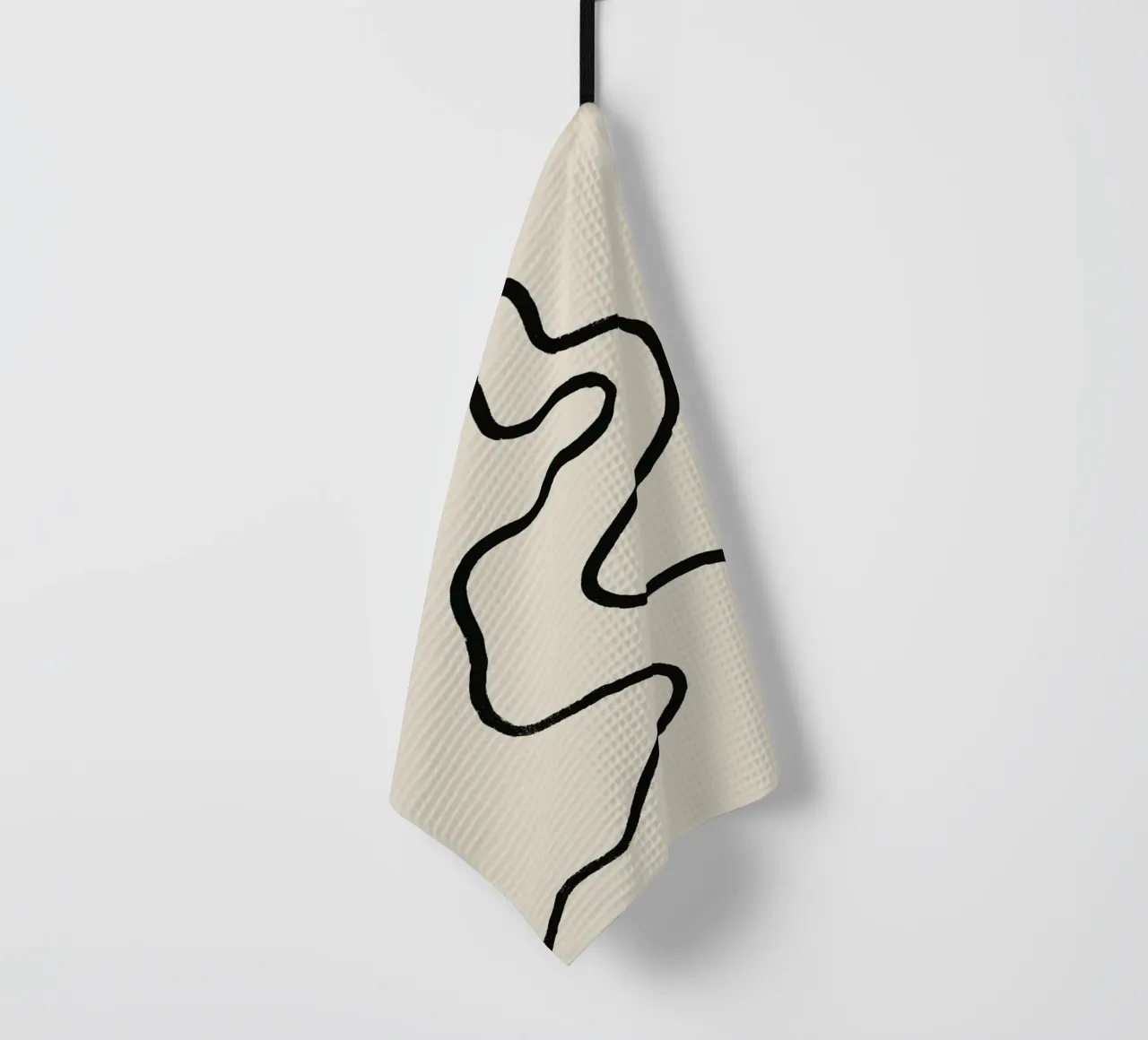 Echo Lines No 02 canovaccio da cucina da treechild