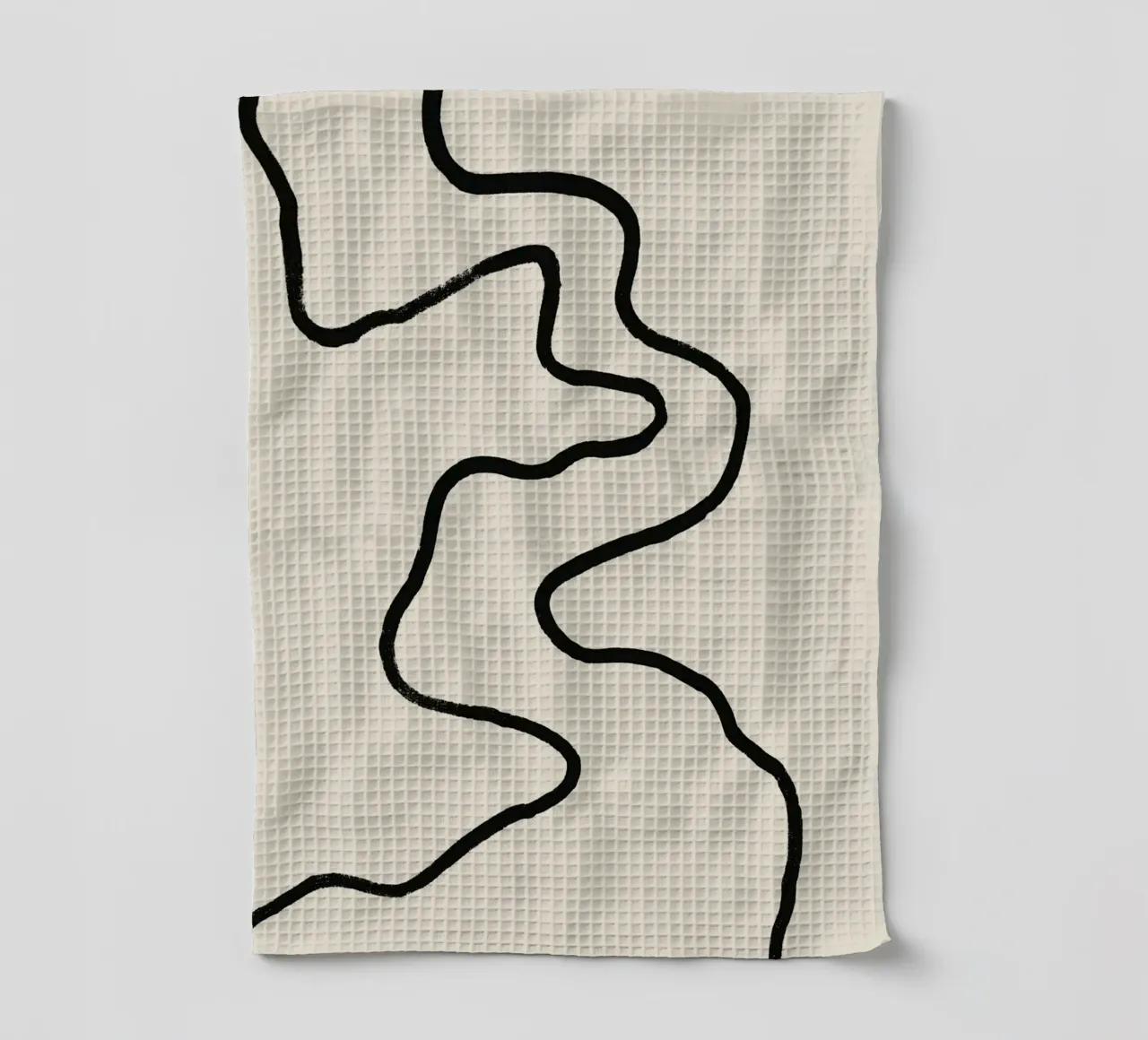 Echo Lines No 02 canovaccio da cucina da treechild