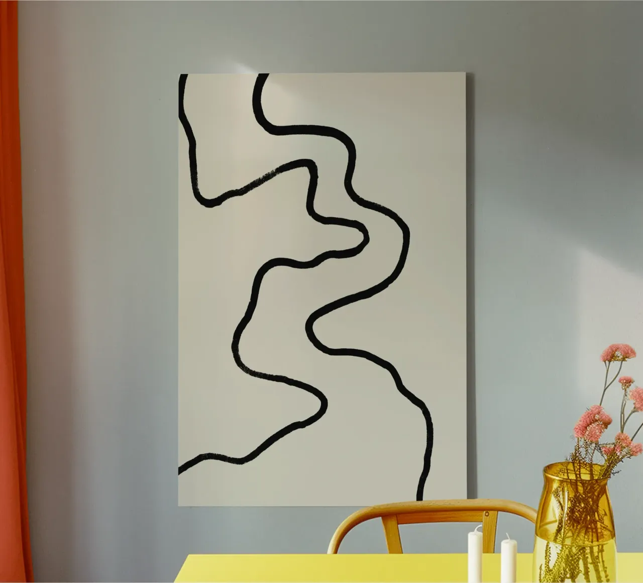 Echo Lines No 02 canvas van treechild