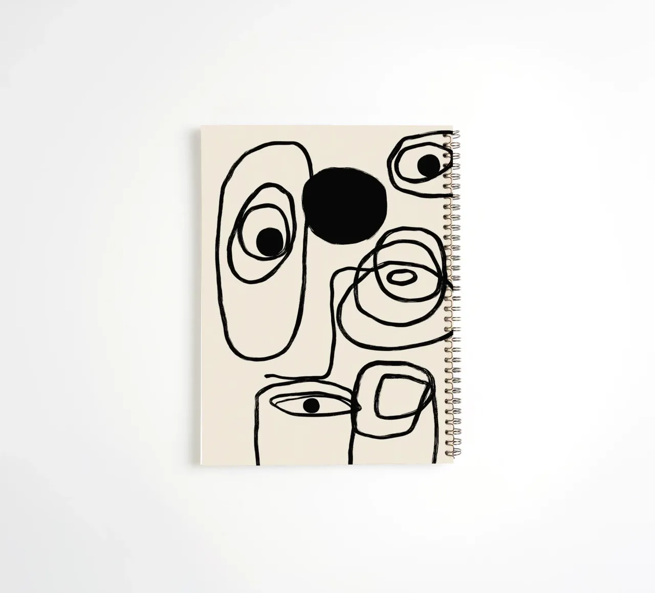 Echo Lines No 03 spiral notebook by treechild