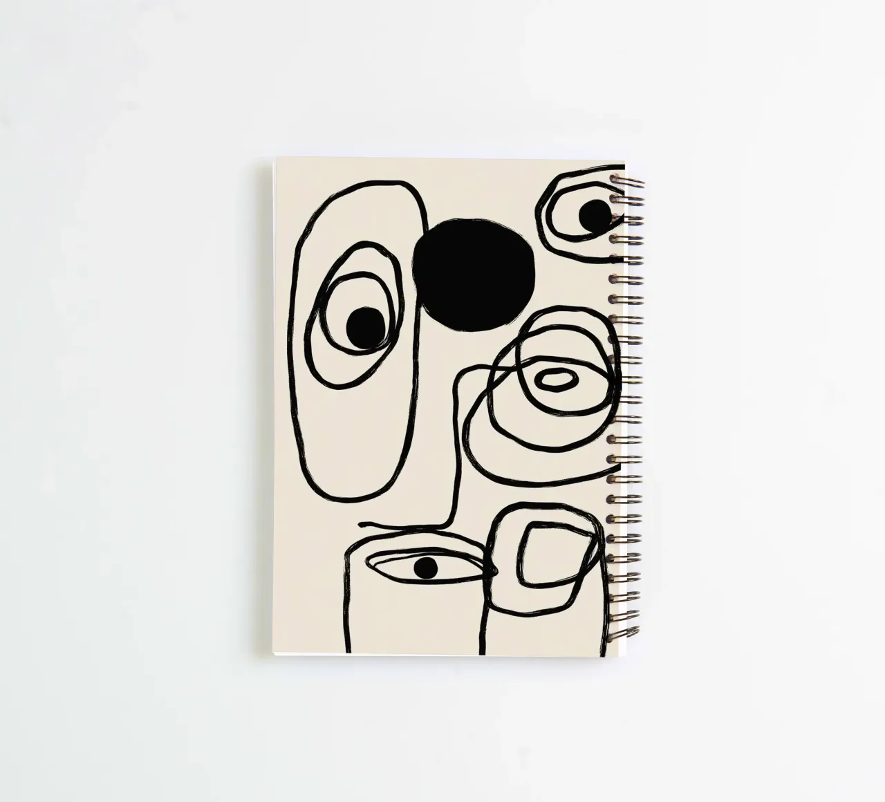 Echo Lines No 03 spiral notebook by treechild