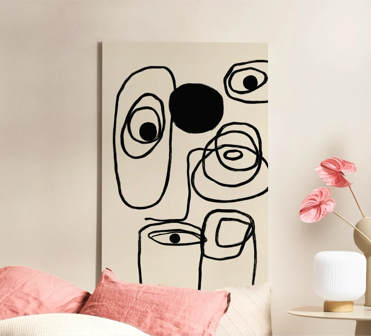 Echo Lines No 03 canvas by treechild