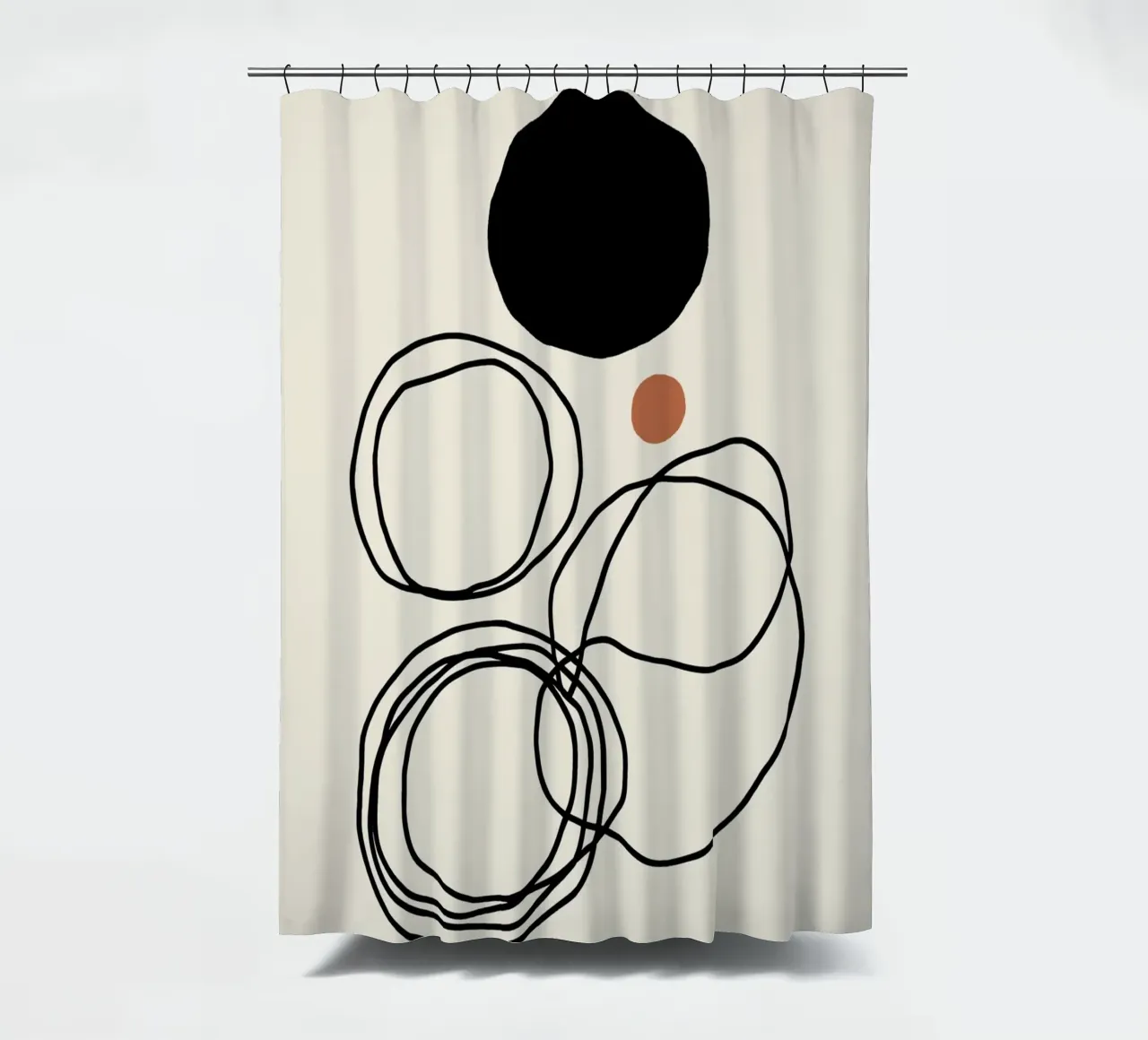 Echo Lines No 04 Duschvorhang von treechild
