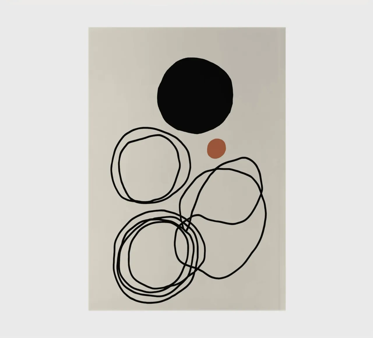 Echo Lines No 04 notebook by treechild