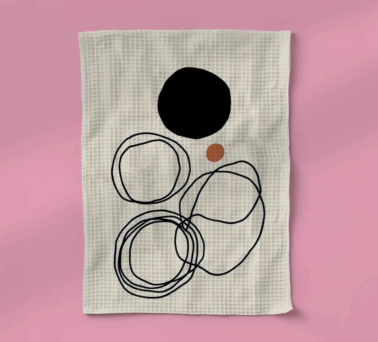 Echo Lines No 04 canovaccio da cucina da treechild