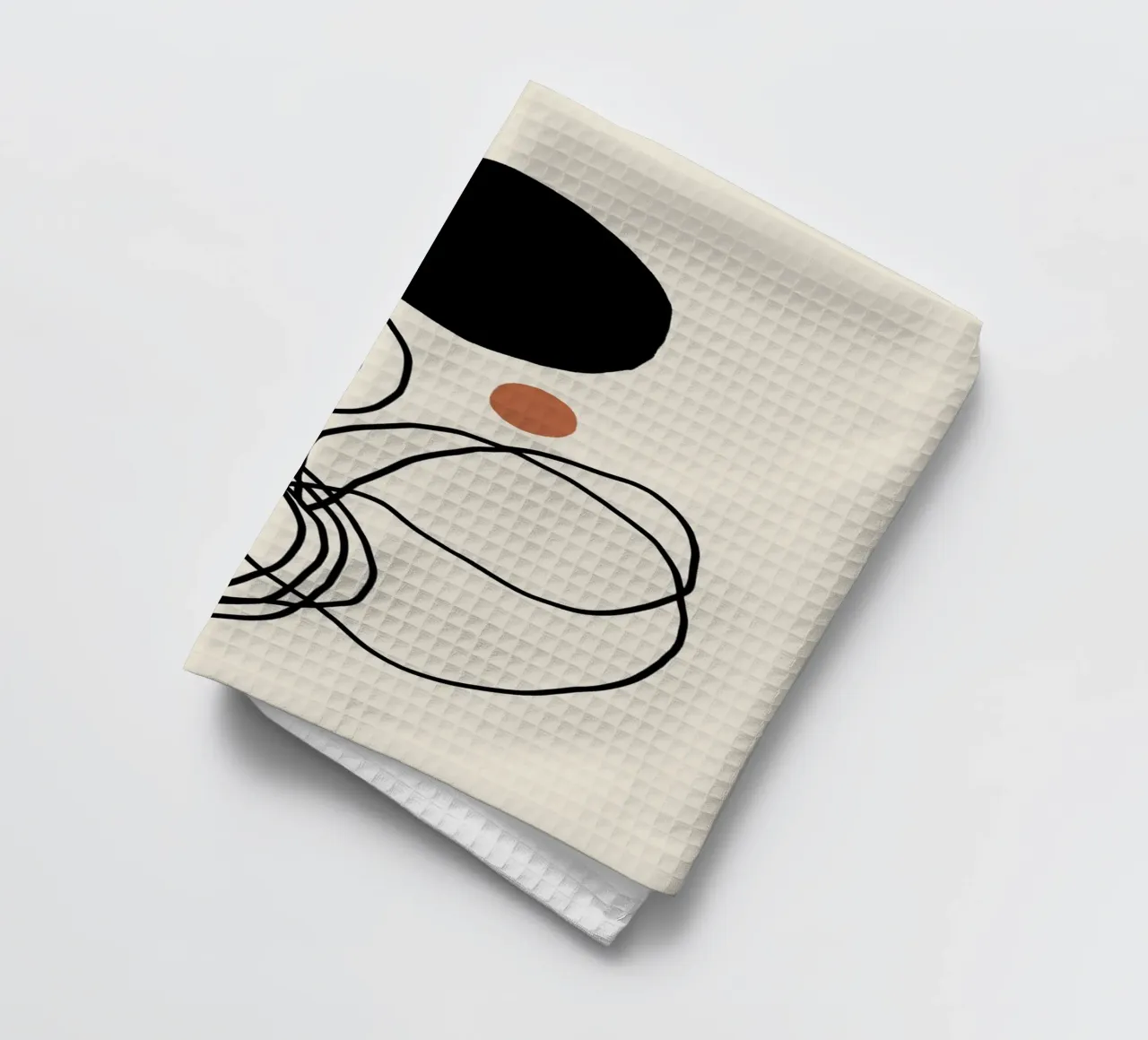 Echo Lines No 04 canovaccio da cucina da treechild