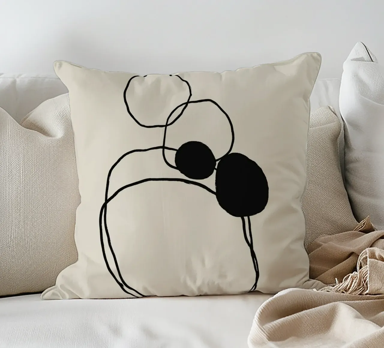 Echo Lines No 05 cuscino da treechild