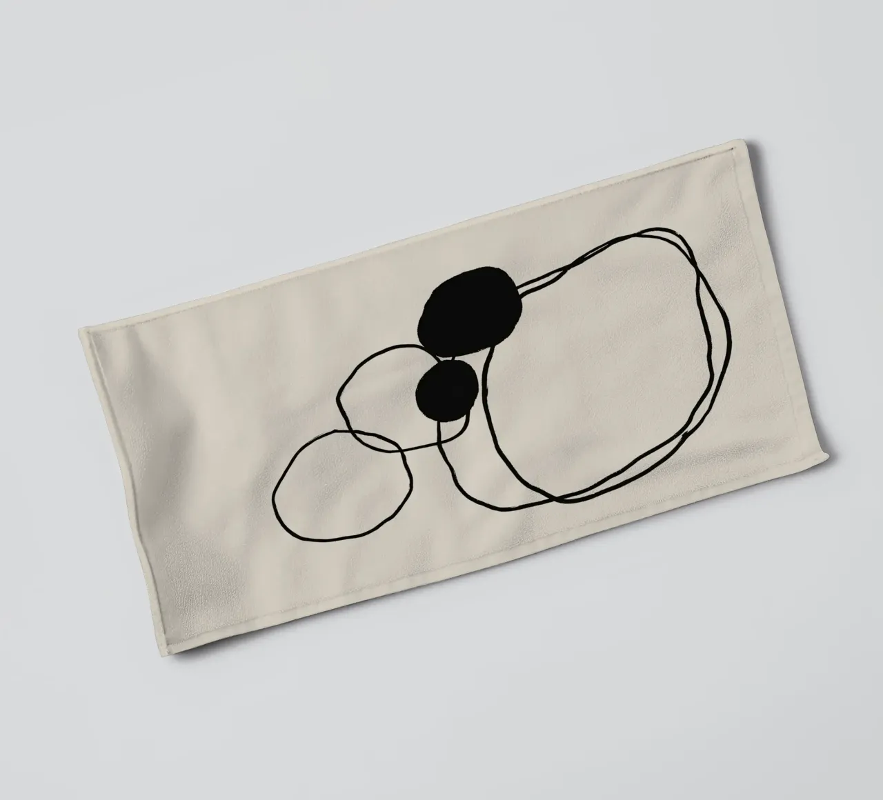 Echo Lines No 05 Handtuch von treechild