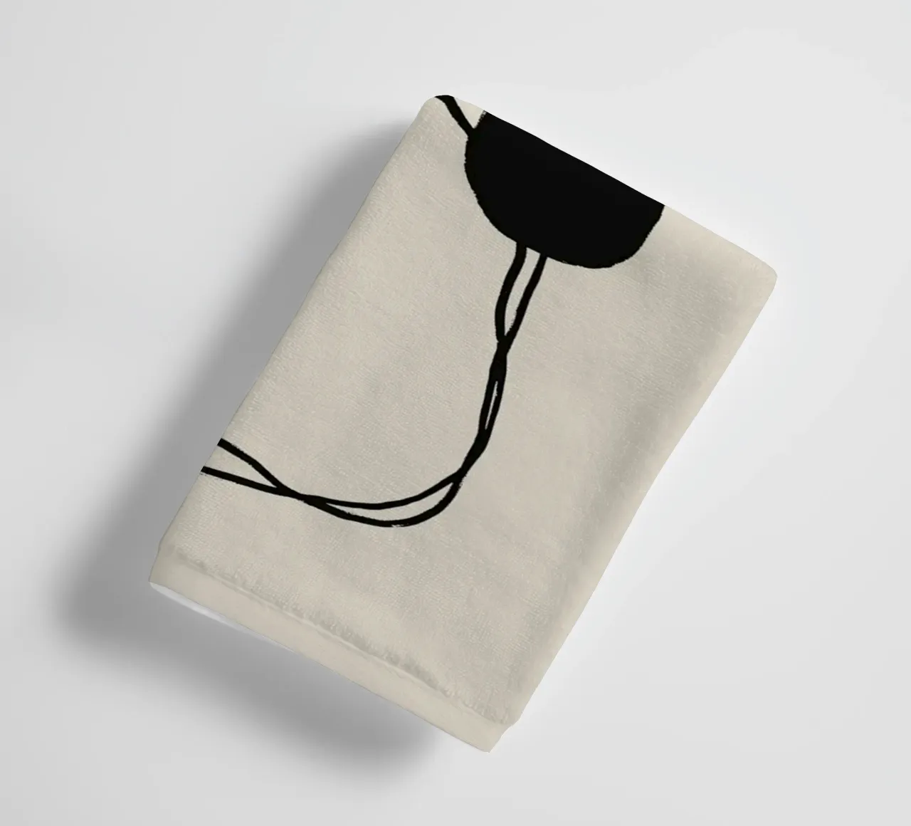 Echo Lines No 05 Handtuch von treechild