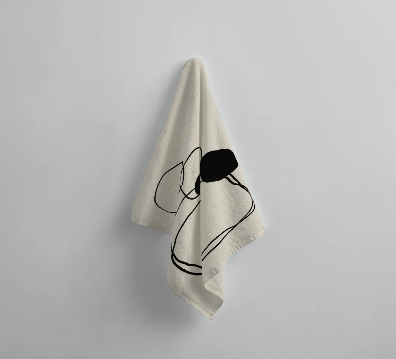 Echo Lines No 05 Handtuch von treechild