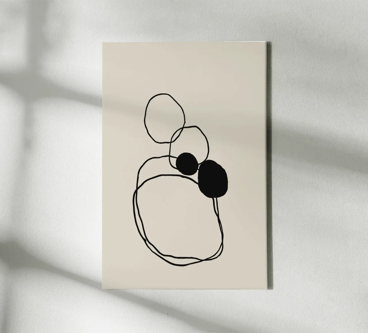 Echo Lines No 05 canvas van treechild